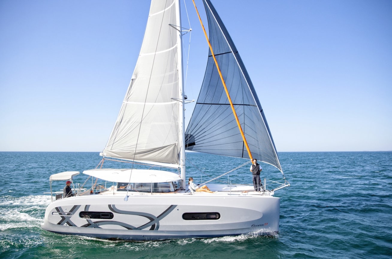 Excess Catamarans. Beautiful, simple, light and comfortable boat!
