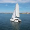 Panoramic view of catamaran in Puerto Vallarta